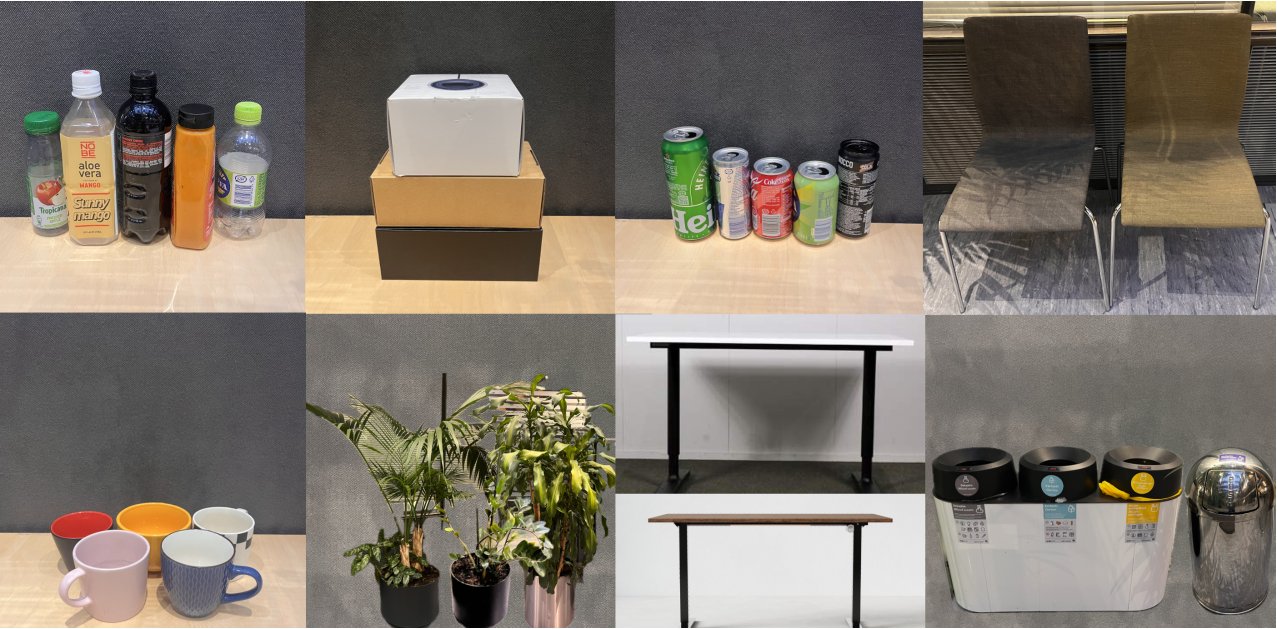 Figure 7: Objects used for real robot experiments.